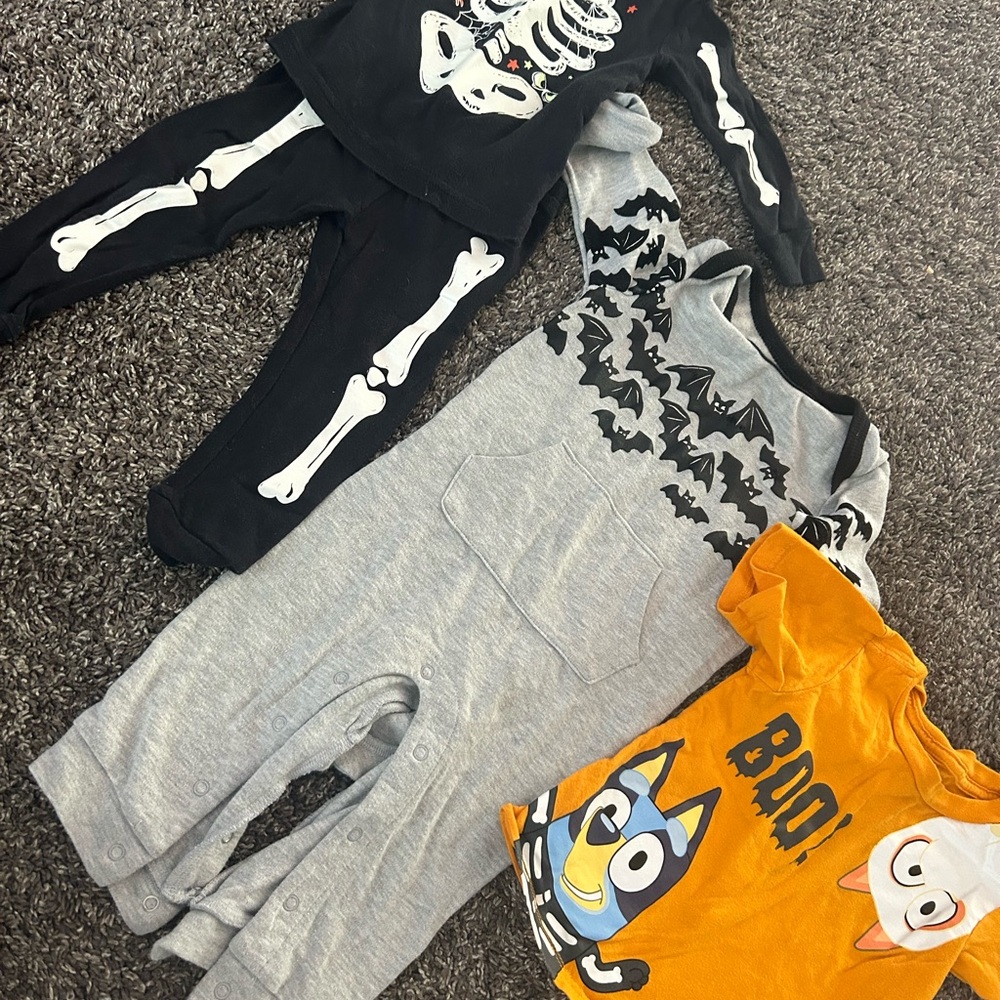 Halloween Themed Baby Outfits Set